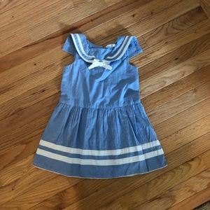 M&S girls sailor dress 2-3 years